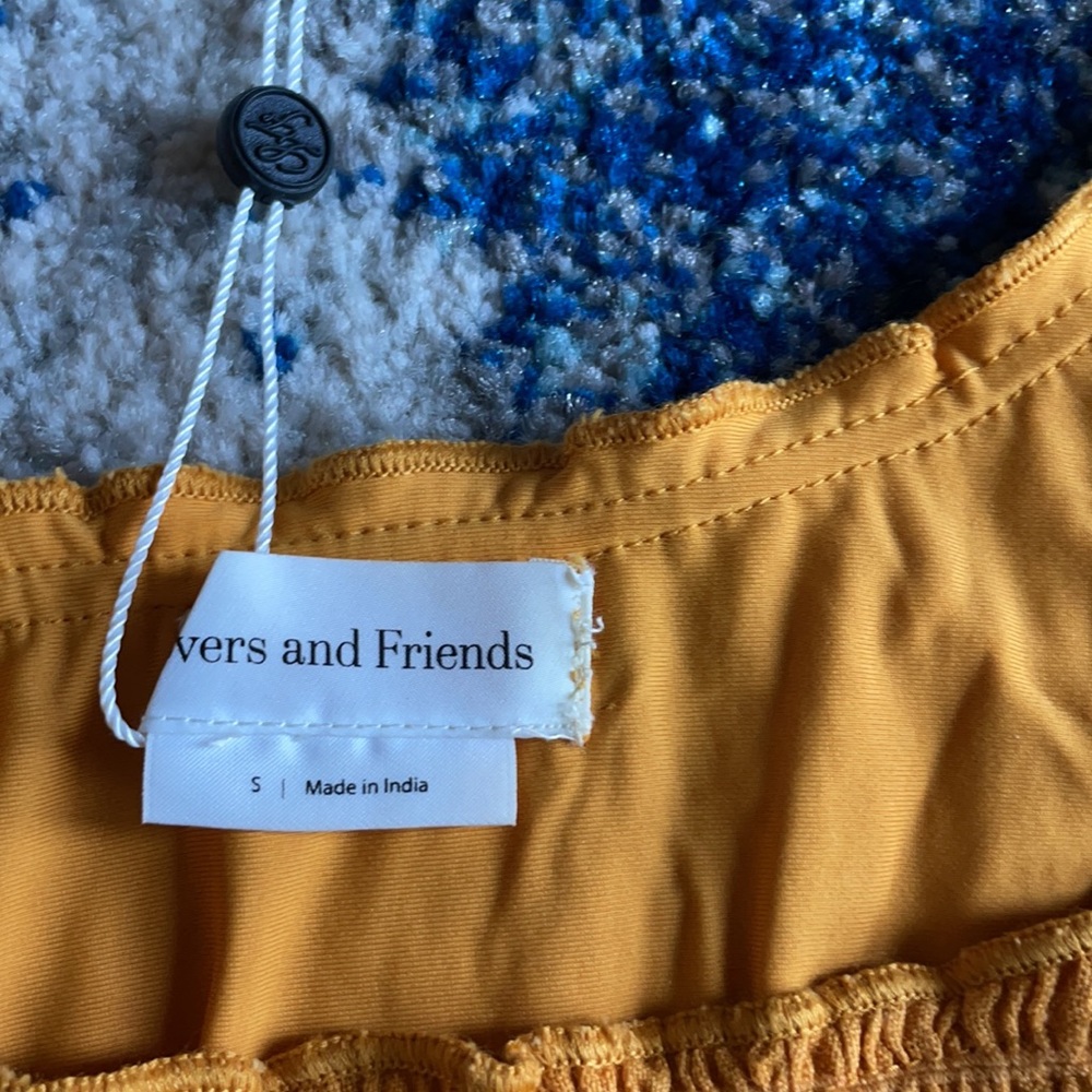 Lovers + Friends Allie Top in Burnt Orange Small - Picture 5 of 6